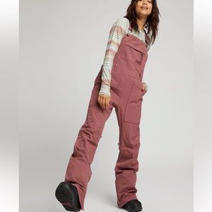 Burton Avalon Softshell Bib Pant Rose Brown Large